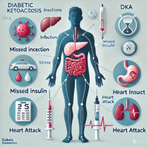 Causes for Diabetic Ketoacidosis