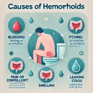 Symptoms for Hemorrhoids