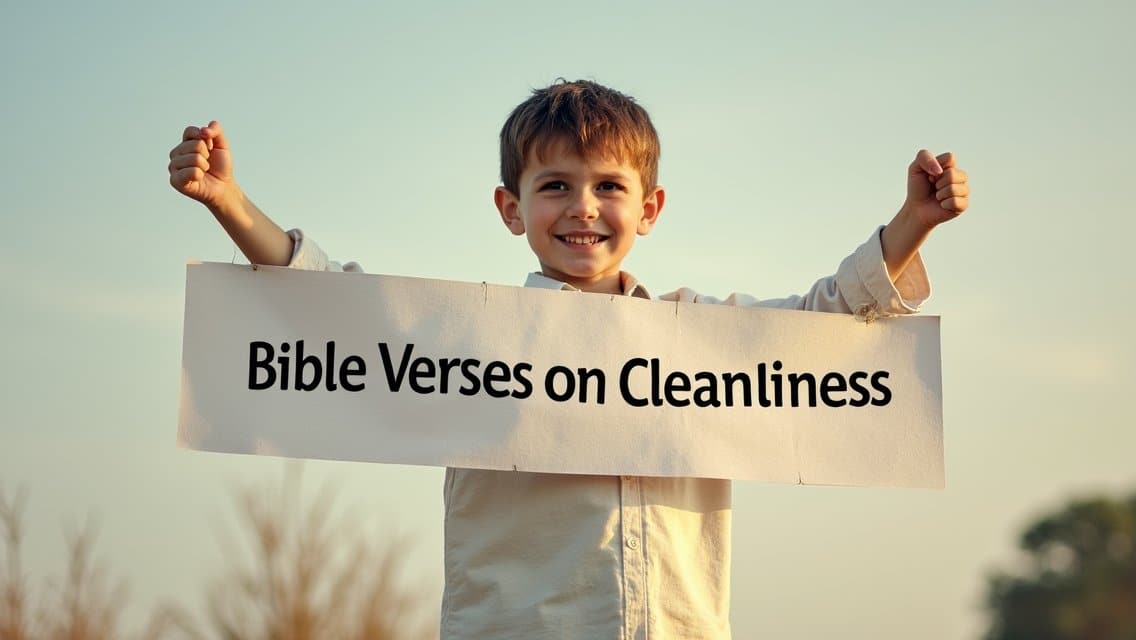 Bible Verses on Cleanliness