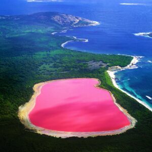 Pink Lake Hillier of Western Australia