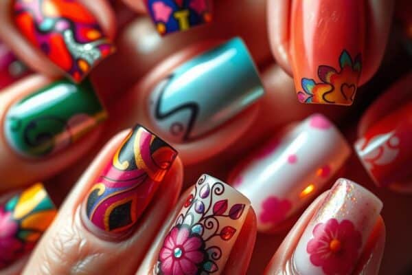 fun spring nails