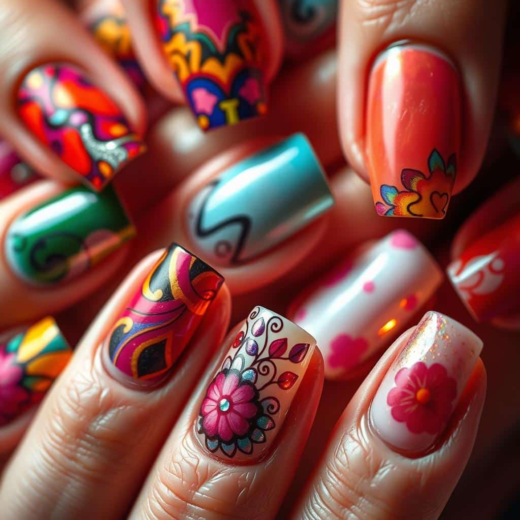 fun spring nails