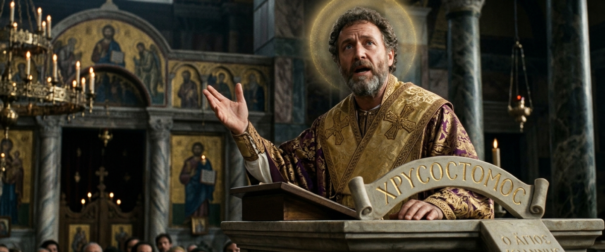Saint John Chrysostom: The Golden-Mouthed Father of Catholic Homilies