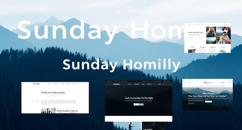 30 Sunday Homily Websites – Good Luck