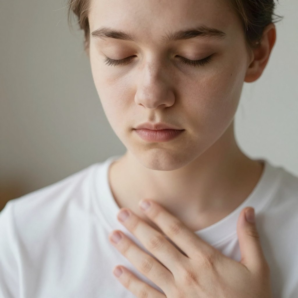 youth practicing breath prayer for anxiety relief youth practicing breath prayer for anxiety relief